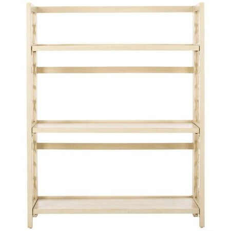 Safavieh Natalie Low Bookcase Shelves, Barley - 42.5 x 13.4 x 33.5 in. AMH6565B